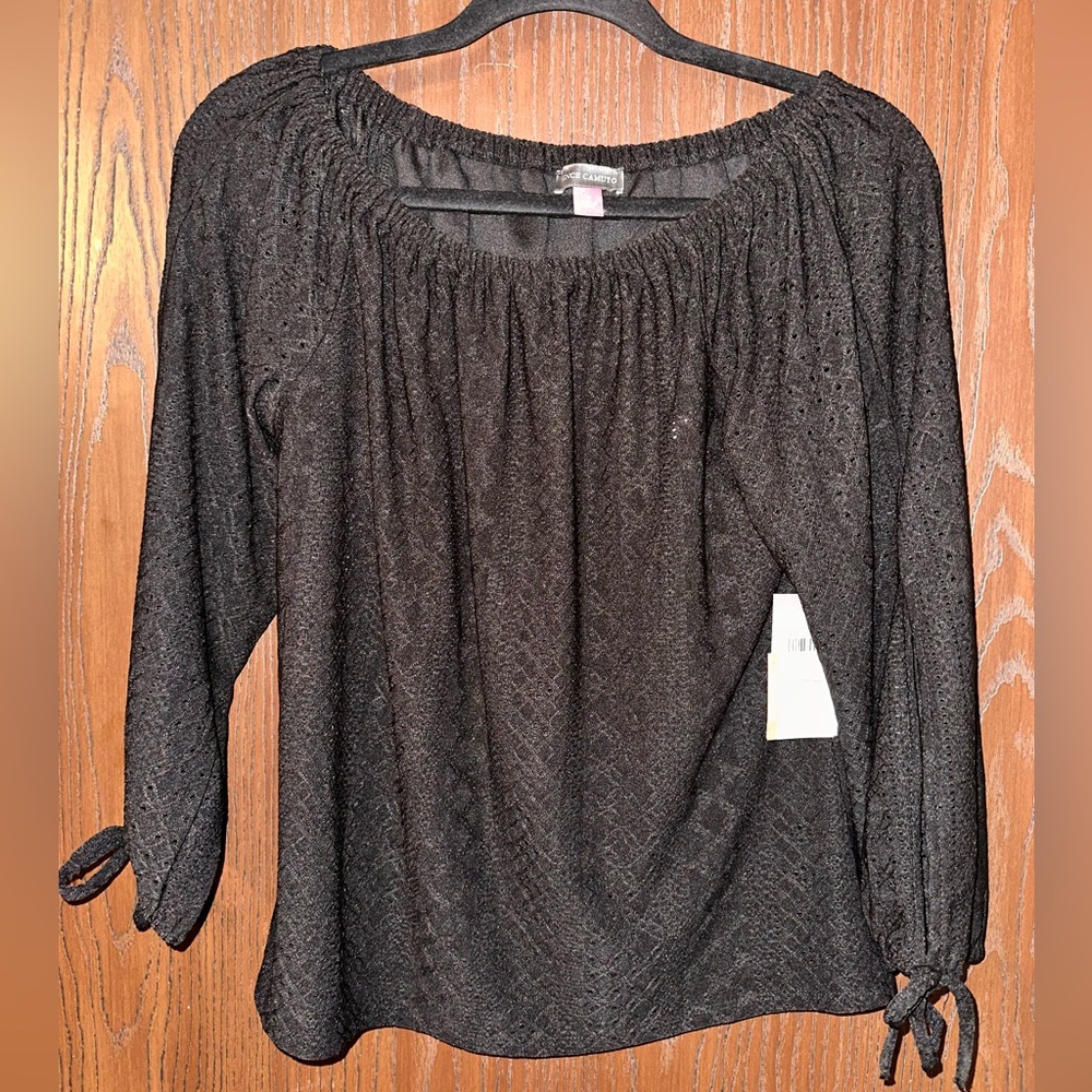 Vince Camuto black blouse
